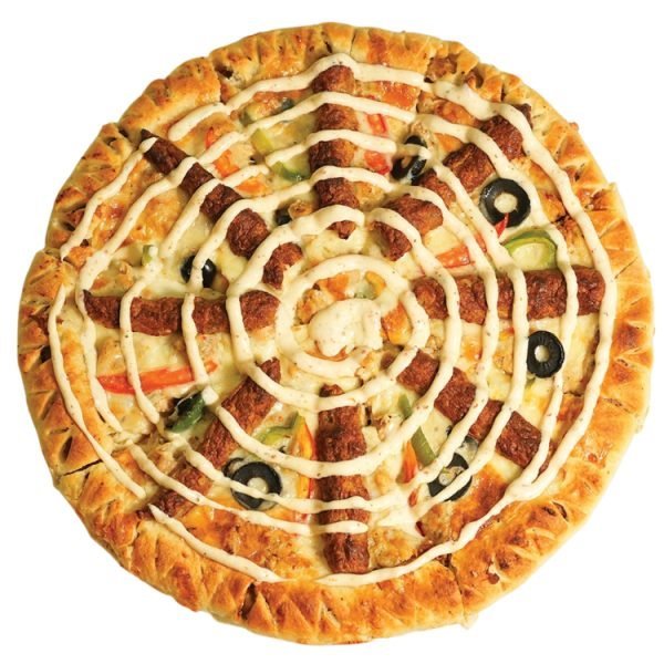 Bihari kabab pizza