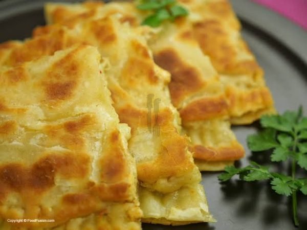 Chicken double cheese paratha