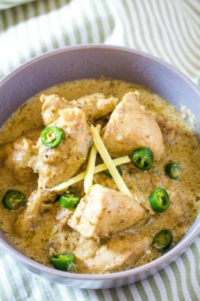 Chicken White Karahi