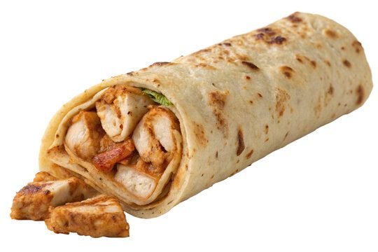 Chicken roll paratha