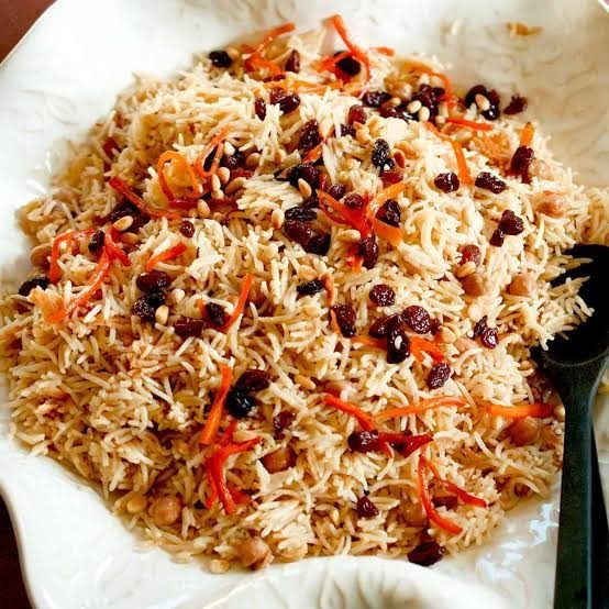 Kabli pulao (fee plate)