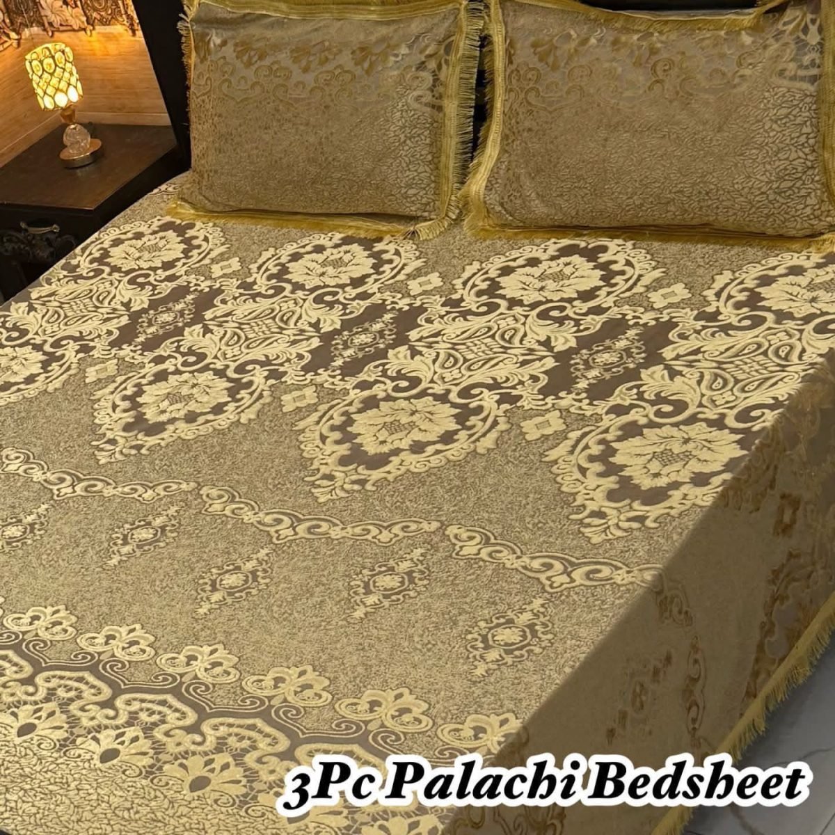 3 PCs Palachi Bedsheet