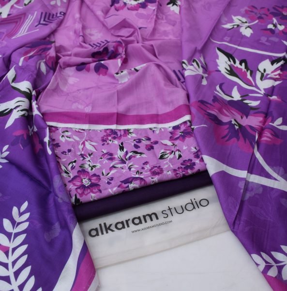 Alkaram  Summer Lawn 3pcs