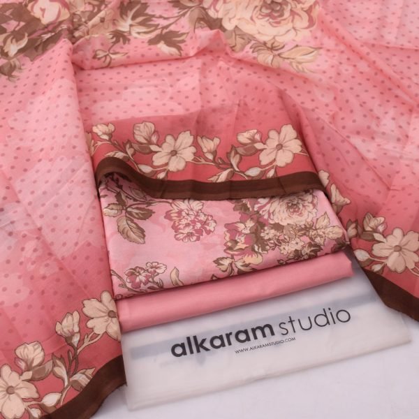 Alkaram  Summer Lawn 3pcs