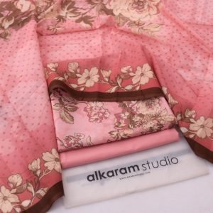 Alkaram  Summer Lawn 3pcs