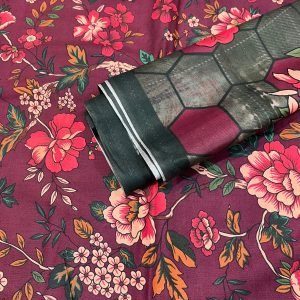 Rang Raiz Linen 3 Piece Digital Printed Linan Suit