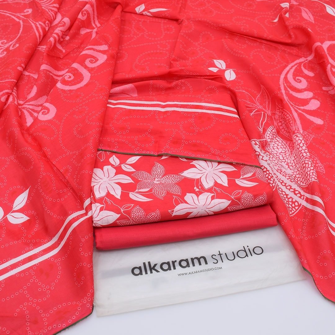 Alkaram  Summer Lawn 3pcs