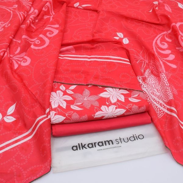 Alkaram  Summer Lawn 3pcs