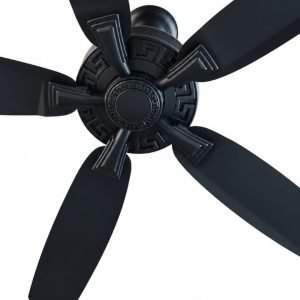 A modern black five-blade ceiling fan 30W