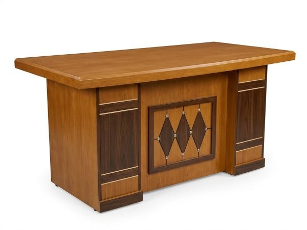 Elegant wooden office desk