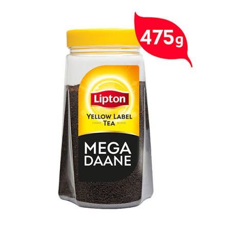 Lipton Yellow Lable Tea Mega daane Jar - 475g enlarged