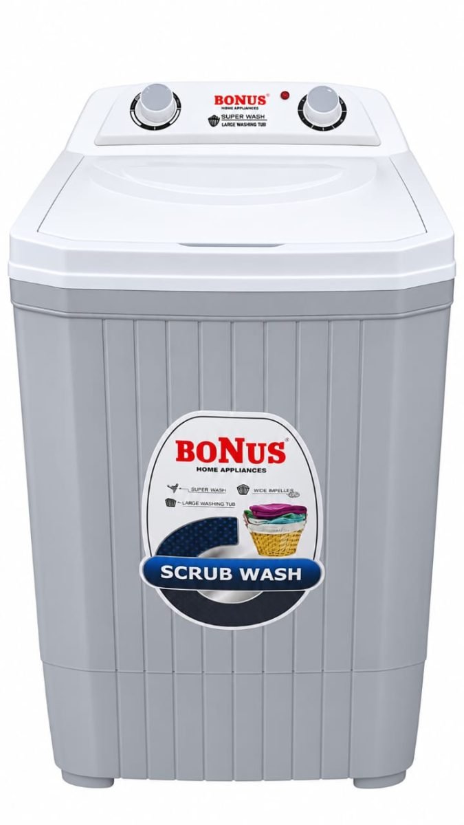 A modern Bonus semi-automatic washing machine