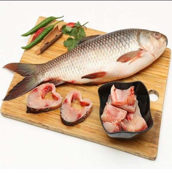 Rohu Fish enlarged